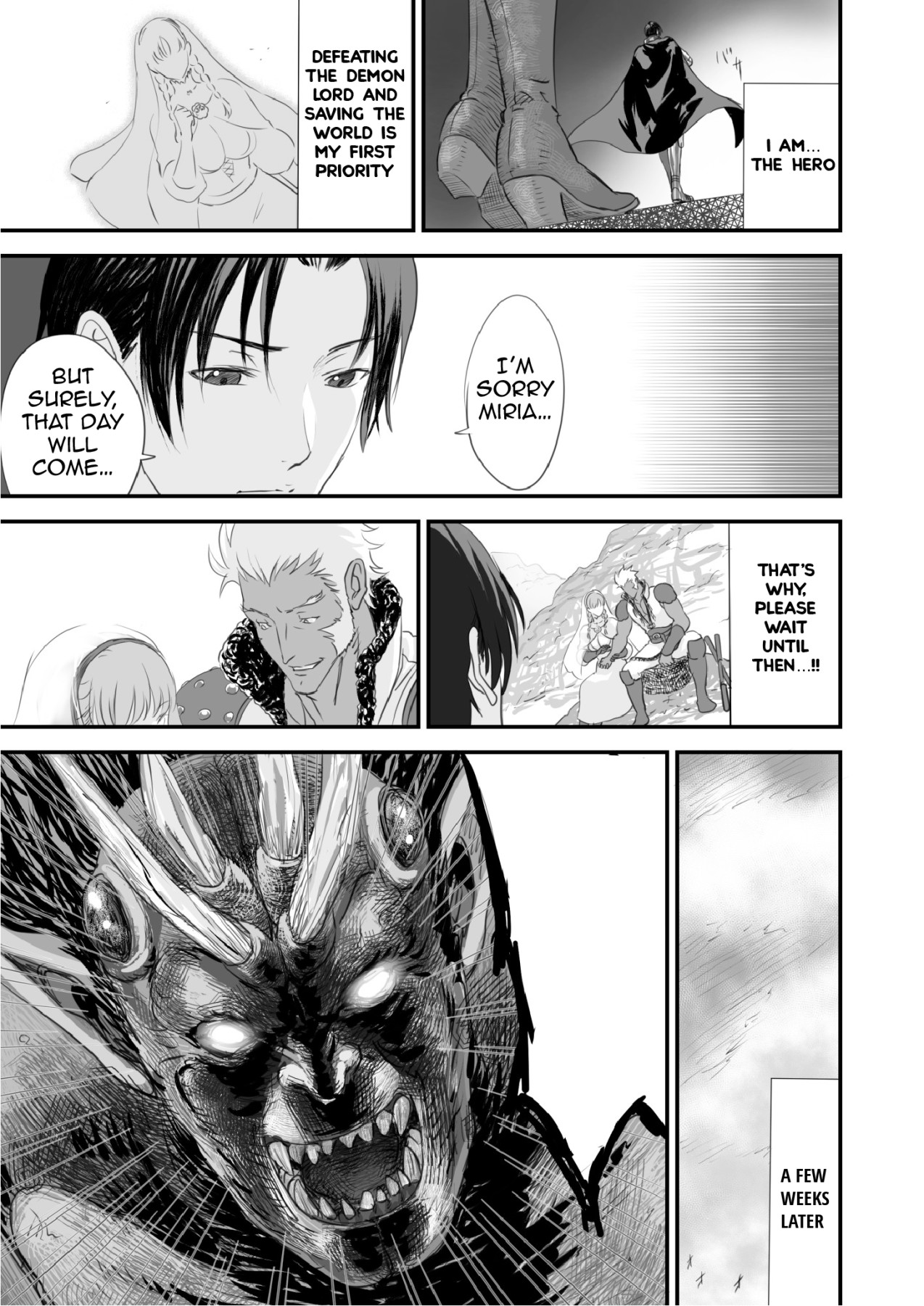 Hentai Manga Comic-The End of the Line for the Cuckold Hero-Read-10